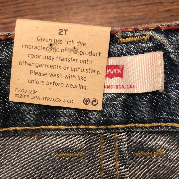 Levi’s NWT toddler size 2 utility denim shorts - Picture 7 of 8